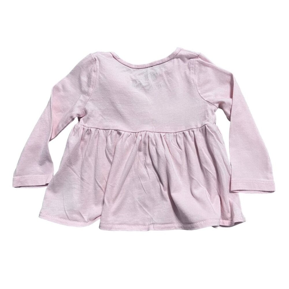 OshKosh 6m Pink Lace Bow Top - Picture 3 of 4